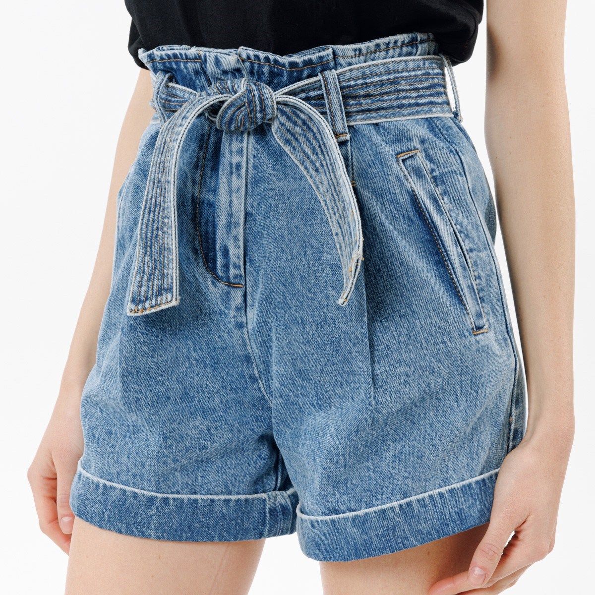 Nouveau Femme Ex NEXT Short en jean bleu foncé tourné vers le Haut/Bas Jambe Jean Taille 6-16 Nouveau Femme Ex NEXT Short en jean bleu foncé tourné vers le Haut/Bas Jambe Jean Taille 6-16
